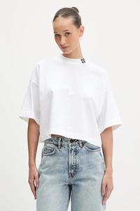 Хлопковая футболка damelody HUGO, бежевый