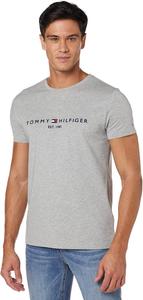 Мужская футболка с короткими рукавами и принтом Tommy Hilfiger, Gray