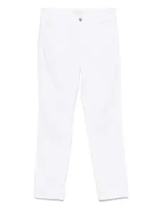 Брюки с логотипом LIU JO, белый