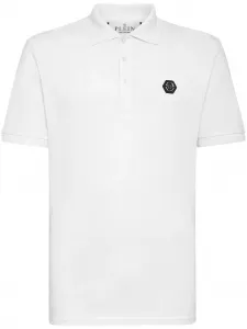 Рубашка поло с логотипом Philipp Plein, белый