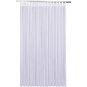 Штора Marisa с лентой для сборки, 1 шт., готовая штора для двери и окна Gerster, белый