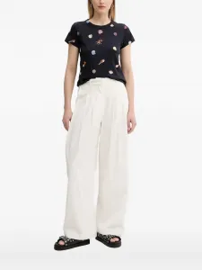 Футболка с принтом Rag & Bone, черный