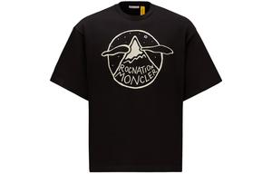 MONCLER GENIUS Футболка мужская черная