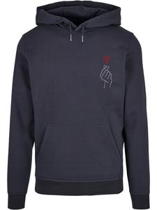 Толстовка K Heart Basic Hoody синего цвета Merchcode