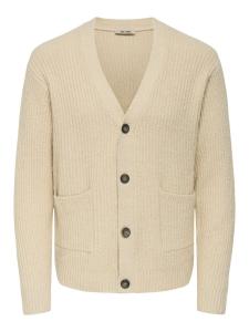 Вязаный кардиган Only & Sons ONSFrame, кремовый