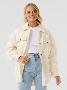Куртка Rip Curl High Tide Fleece Shacket Jacke, off white