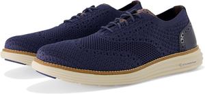 Оксфорды Cole Haan Original Grand Remastered Stitchlite Oxford, цвет Marine Blue/Dark Chocolate/Silver Lining