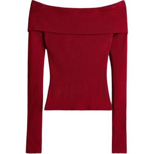 Трикотаж Женский Тёмно-красный H&M, Тёмно-красный