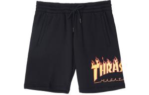 Thrasher Свободные шорты Japan Version Unisex черные