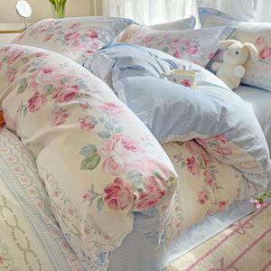 LUOLAI HOME Комплект постельного белья 4 предмета, размер простыни 200x220 см, для матраса 220x240 см