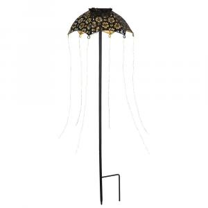 Globo Lighting Уличный светодиодный светильник-зонт, черный с медным покрытием