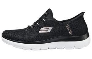 Кроссовки женские с низким верхом, черные Skechers