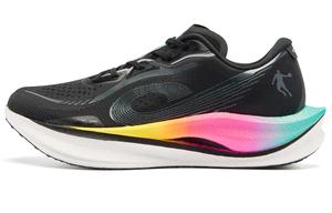 QIAODAN Кроссовки Strong Wind 3.0 с амортизацией, противоскользящие, износостойкие, низкие, повседневные, мужские, черно-белые