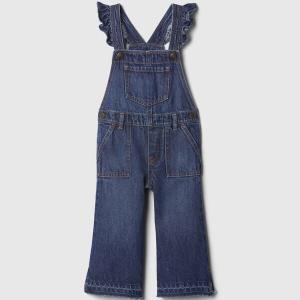 Широкие джинсовые комбинезоны Gap, синий