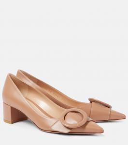 Туфли из кожи Venezia Gianvito Rossi, Praline