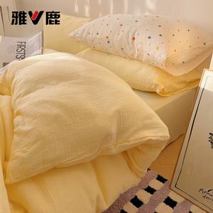 Yalu Пододеяльник 150х200 см, цвет Matcha Yellow, несминаемый