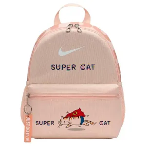 Nike Тканевый рюкзак унисекс кораллово-красный и абрикосово-желтый, Superman Cat