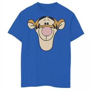 Футболка с изображением тигра и большим лицом Disney's Winnie The Pooh для мальчиков 8–20 лет Disney