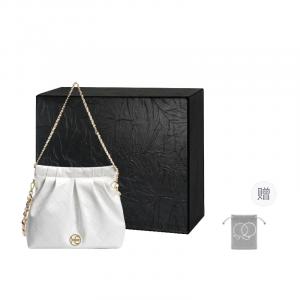 Сумка через плечо из микрофибры и искусственной кожи, женская, мультиколор HE BAO BAO, цвет масляный воск белый