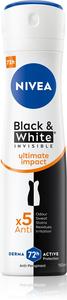 Невидимый черно-белый спрей-антиперспирант с максимальным эффектом для женщин Nivea, 150 мл