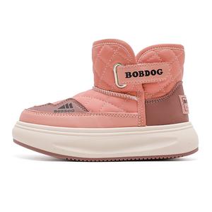 Детские термосапоги из хлопка для детей BOBDOG, розовый/фиолетовый