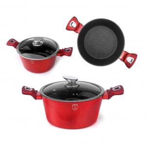 Посуда Berlinger Haus, индукционный набор, 15 предметов, бордово-красный BerlingerHaus