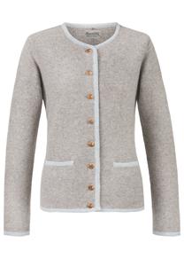 Толстовка Stockerpoint Trachtenstrickjacke Caro, цвет grau-hellblau