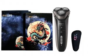 Роторная бритва S3203/08 с тремя лезвиями для всего тела, моющаяся, с быстрой зарядкой за 1 час PHILIPS