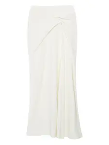 Асимметричная юбка-твист Another Tomorrow, белый