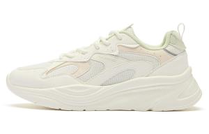 Скользоустойчивые Износостойкие Низкие Повседневные Туфли Женские Ivory Celadon QIAODAN