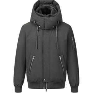 Стеганая куртка с капюшоном MACKAGE, серый