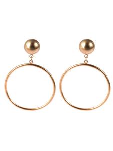 Adeliás Женские серьги - серьги-подвески из нержавеющей стали в золотом исполнении