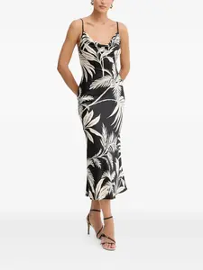 Новое миди-платье Akilina на тонких бретельках Guess Usa, черный