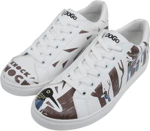 Кроссовки DOGO Casual для мужчин- веганские кожаные и уникальные кроссовки для ходьбы для мужчин, Knock Knock