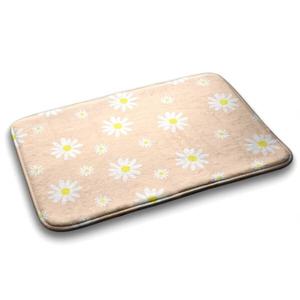 Коврик для ванной Tulup Blumen-Muster, 90x1x90 см, желтый