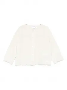 Кардиган из шерстяной смеси Tartine Et Chocolat, белый