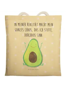 Шоппер Mr. & Mrs. Panda, желтый пастельный