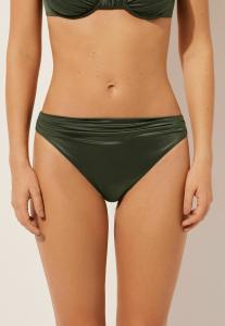 Плавки бикини SHINY Calzedonia, зеленый