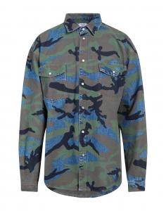 Джинсовая рубашка Vetements, синий