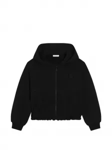 Худи на молнии Dolce & Gabbana Kids, черный