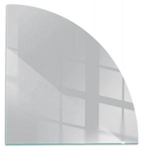 Стеклянная тарелка Tulup Astora, серый - стекло - 100 x 100 x 1 см