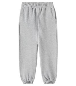 Спортивные брюки из хлопкового джерси с логотипом Versace Kids, Melangegrey +Grey