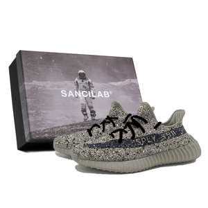 Кроссовки Yeezy Boost 350 V2 износостойкие, дышащие, повседневные, серые, унисекс Adidas Originals, Gray