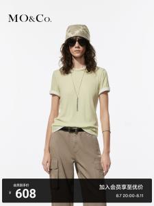 Футболка Moco с короткими рукавами, зеленый