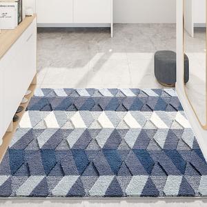 Dajiang Ковер 60х90 см для прихожей, самопрочищающийся, в стиле Ривьера, безопасный противоскользящий