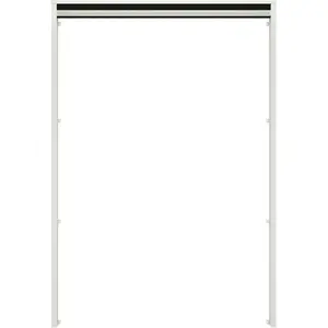 Hecht International плиссированные мансардные жалюзи, непрозрачные, светозащита, ШxВ: 110x160 см, белый/черный