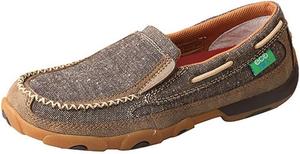 Женские мокасины Twisted X, прогулочные туфли на шнуровке с технологией CellStretch, Dust