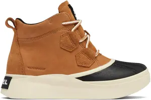 Ботинки женские Sorel Out N About IV Classic водонепроницаемые на толстой подошве, коричнево-черный