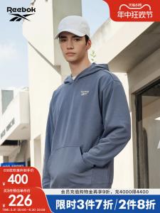 Пуловер унисекс Reebok повседневный, серый