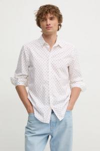 Хлопковая рубашка Sisley, белый